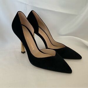 NEW Stuart Weitzman velvet D’Orsay heel